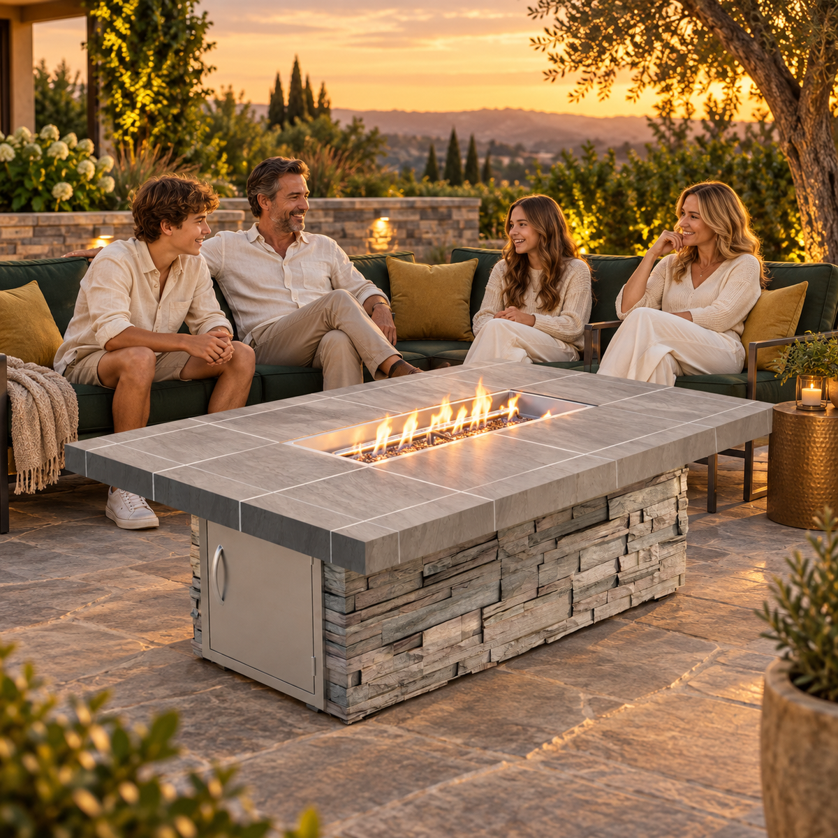 Cal Flame Mojave Fire Pit 48"×72"