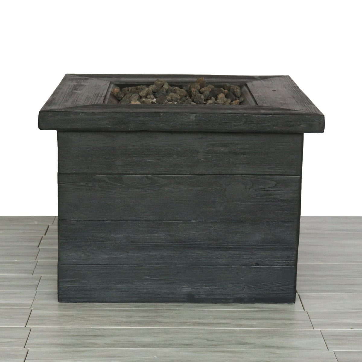 Fiber-Reinforced Concrete Gas Fire Pit Table – 32"