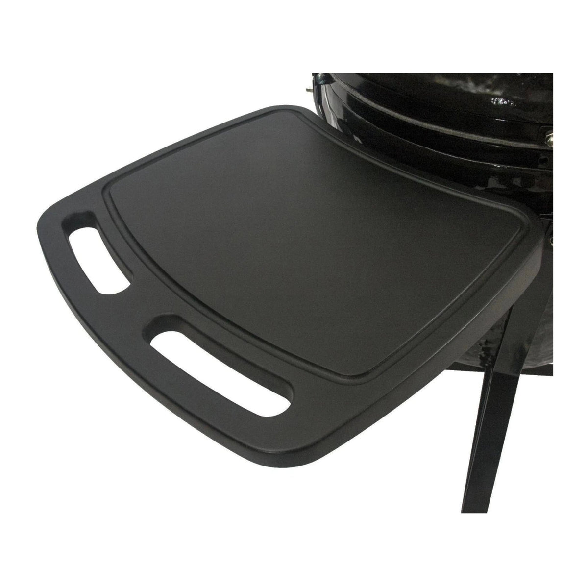Primo Oval Large Series 300 Ceramic Kamado Grill With Cradle, Side Shelves And Stainless Steel Grates