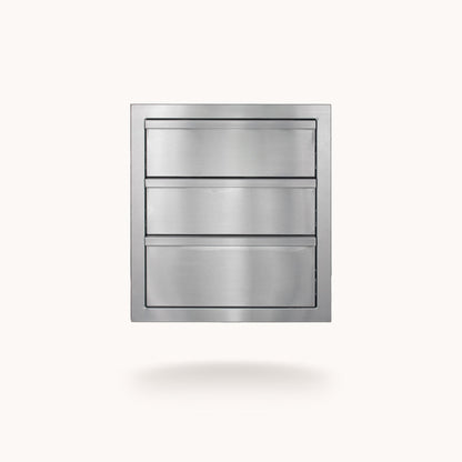 American Made Grills 18-Inch Deluxe Triple Drawer - official product image 1
