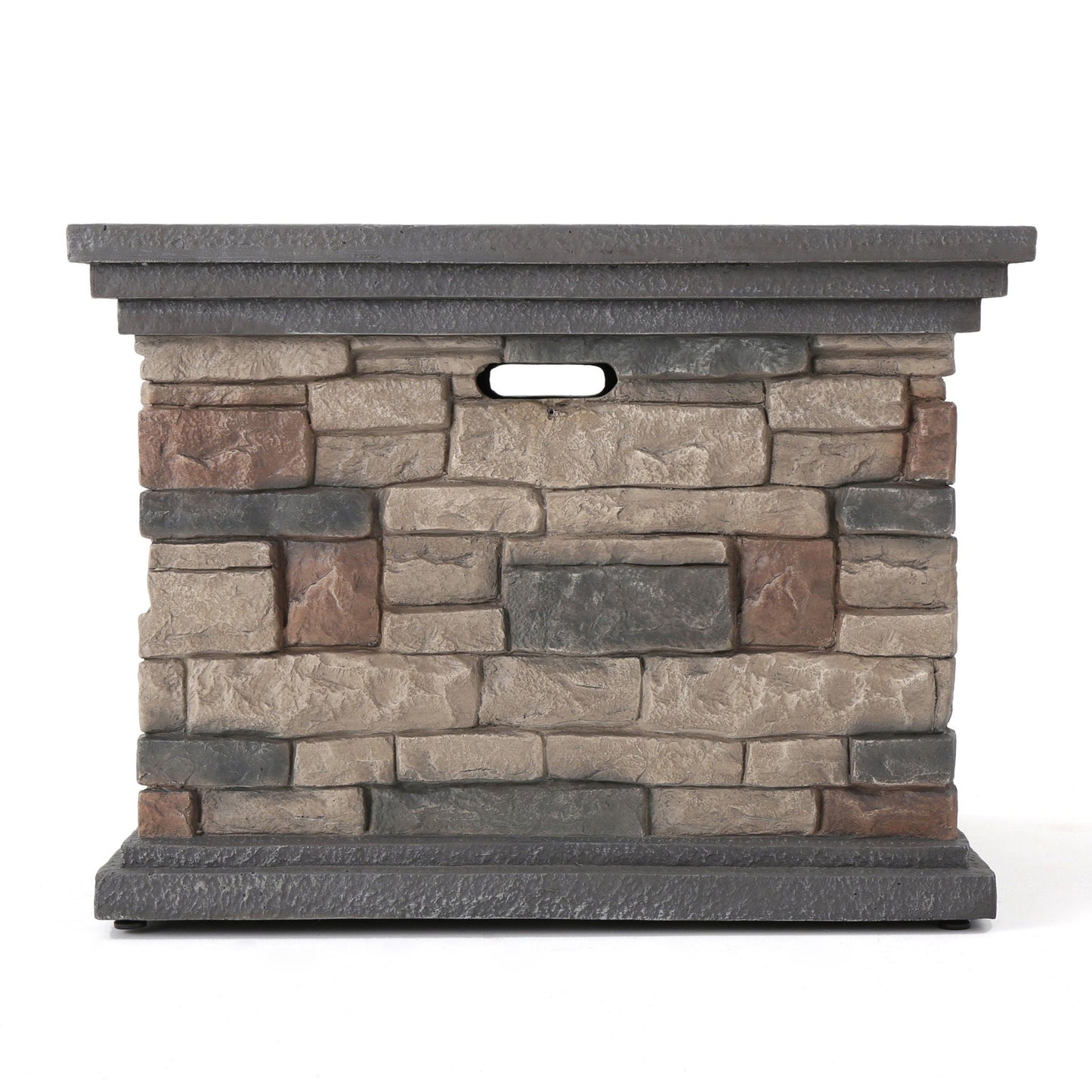 Fire Pit With Lightweight Concrete And Steel Frame