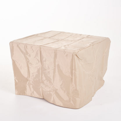 ANCHORAGE 32'' Wood Square MGO Fire Pit Grey - 40,000 BTU