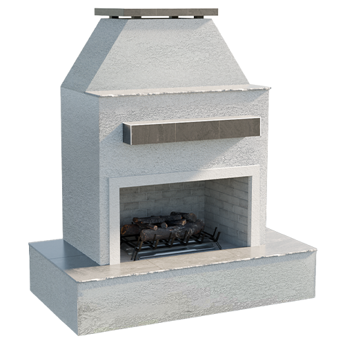 Cal Flame Key West Outdoor Fireplace – 72" — Manufacturer model photo
