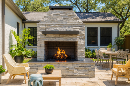 Cal Flame Key West Outdoor Fireplace – 72"