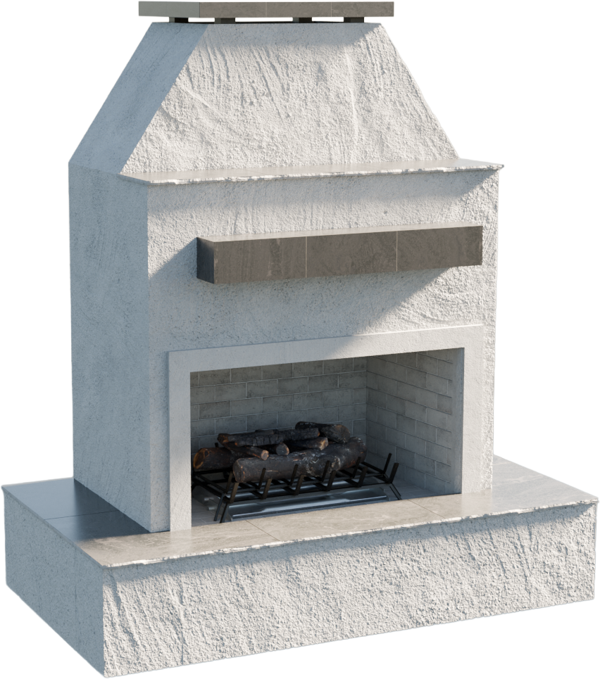 Cal Flame Key West Outdoor Fireplace – 72"