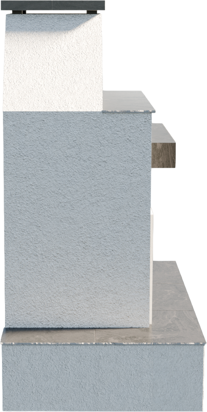Cal Flame Key West Outdoor Fireplace – 72"