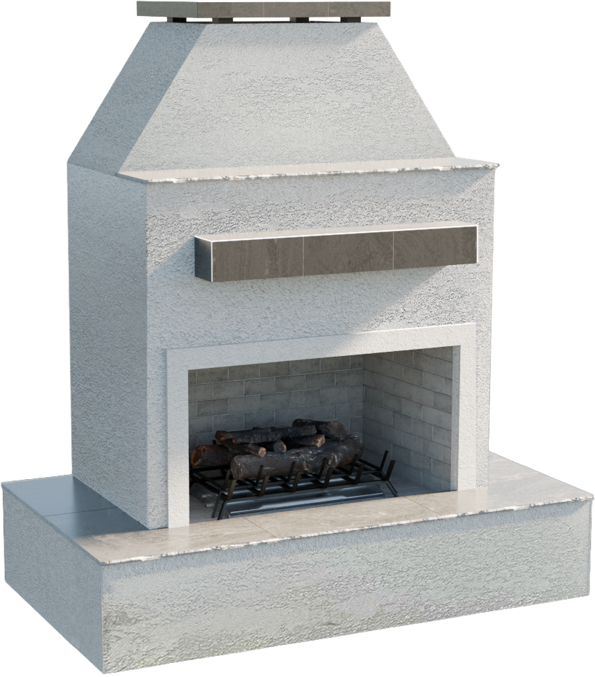 Cal Flame Key West Outdoor Fireplace – 72"