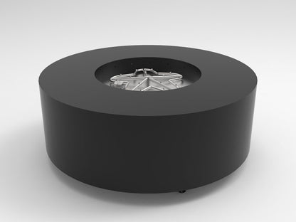 HPC Agni Round Metal Fire Pit – 48″ — exact action photo