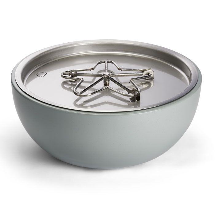 HPC Stone-Finish Spun Aluminum Fire Bowl – 35″