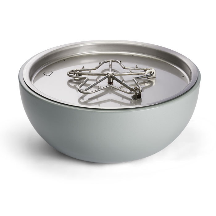 HPC Stone-Finish Spun Aluminum Fire Bowl – 35″