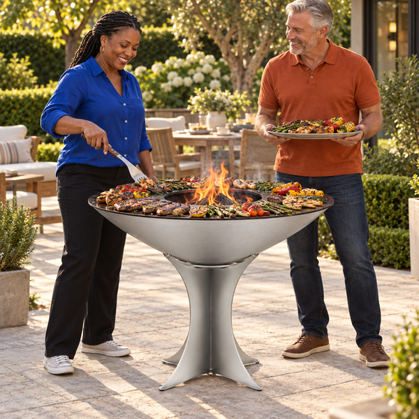 Arteflame Platinum Series Outdoor Flat-Top Grill With Euro Base - 40″