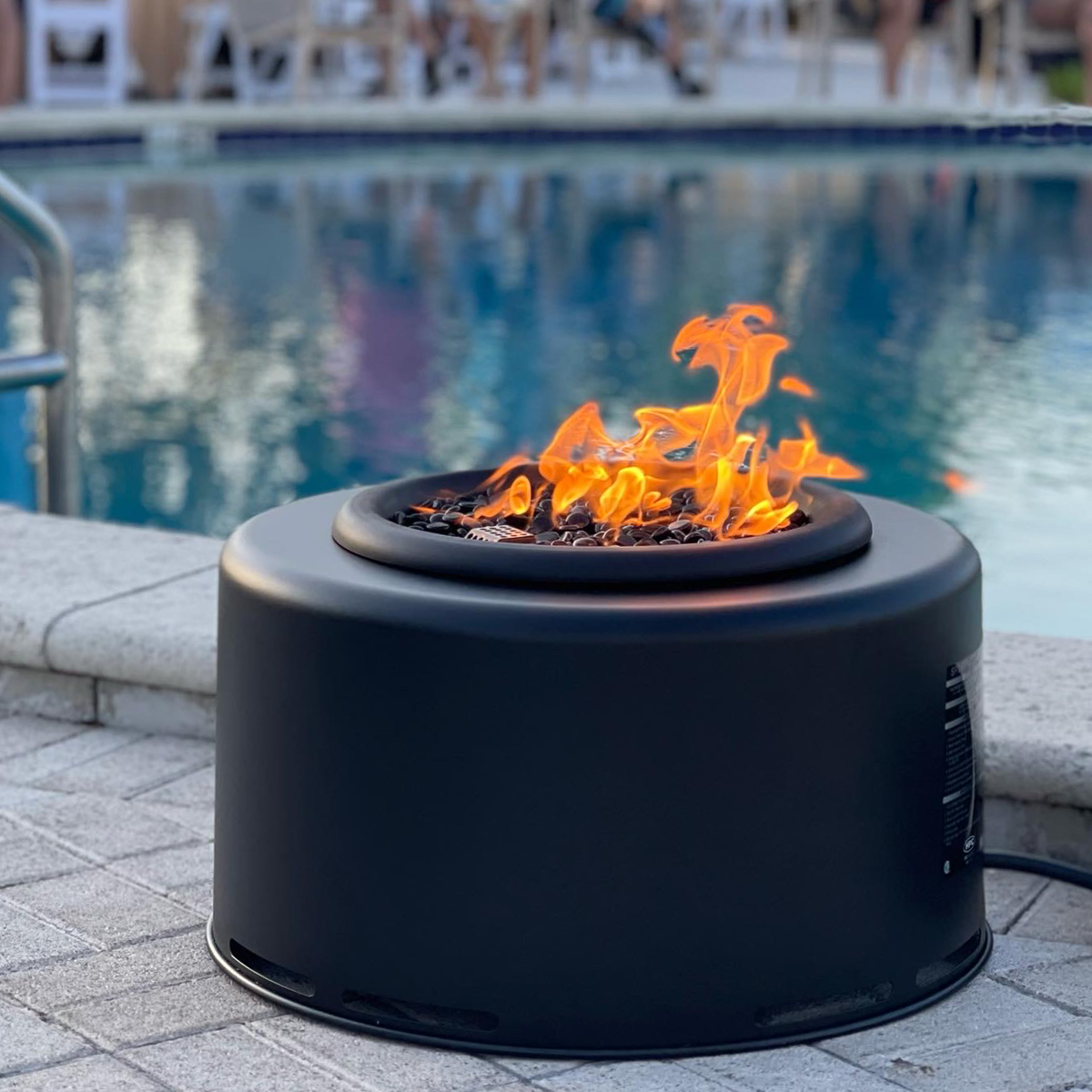HPC Sport Pit Portable Fire Pit – Matte Black 20"