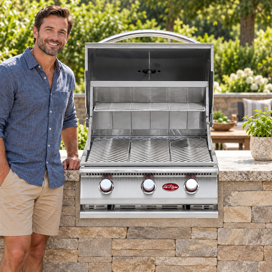 Cal Flame G3 3-Burner Built-In Grill LP - 24.5"