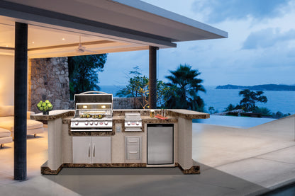 Cal Flame La Jolla Q BBQ Island With P4 Grill - 126"
