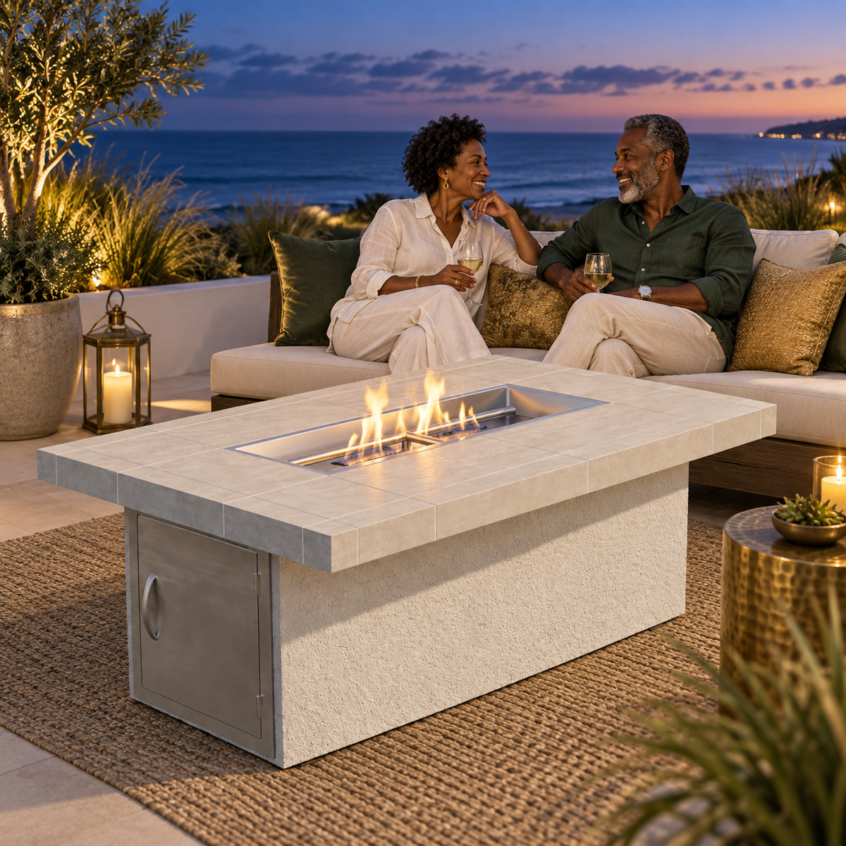 Cal Flame Phoenix Fire Pit 38"×60"
