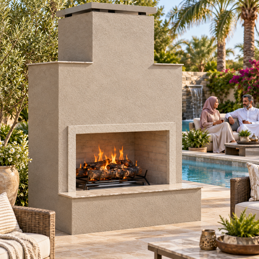 Cal Flame Cancun Outdoor Fireplace - 48"