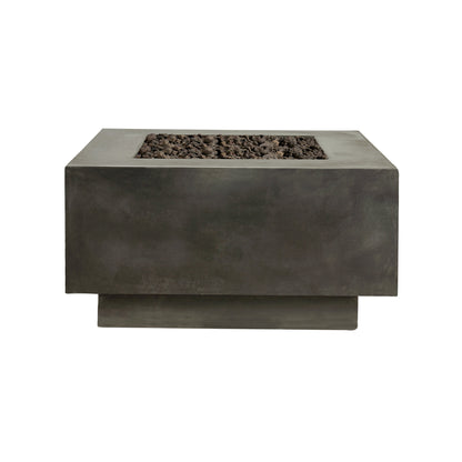 Crete Design Cubo Square Concrete Fire Bowl – Various Sizes and Colors