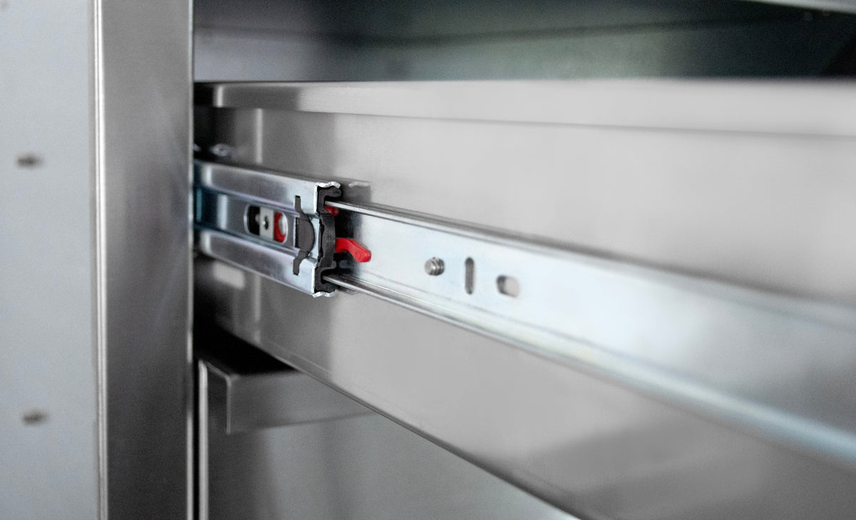 American Made Grills 18-Inch Deluxe Double Drawer - official product image 2