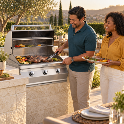 Fire Magic Choice Outdoor Grill Built-In With Analog Thermometer - 30"