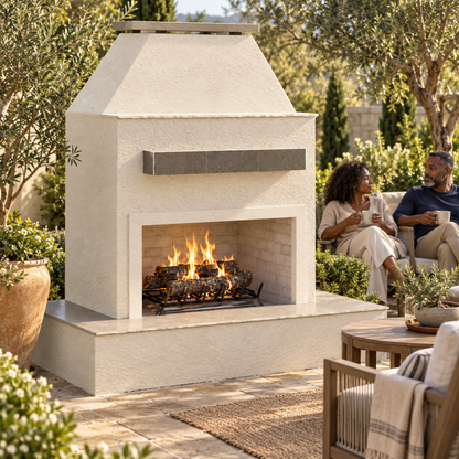 Cal Flame Key West Outdoor Fireplace – 72"