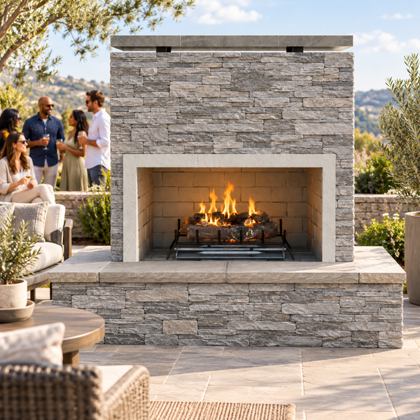 Cal Flame Sahara Outdoor Fireplace - 72"