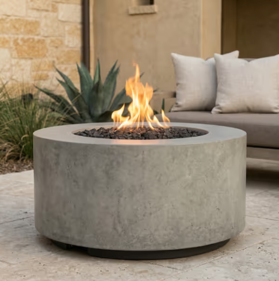 Crete Design Round Concrete Fire Pit – Various Sizes
