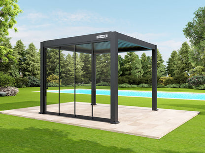 Glass Doors for Gen 1 Pergola (Square handle)