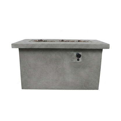 Propane / Natural Gas Outdoor Fire Pit Table - Gray