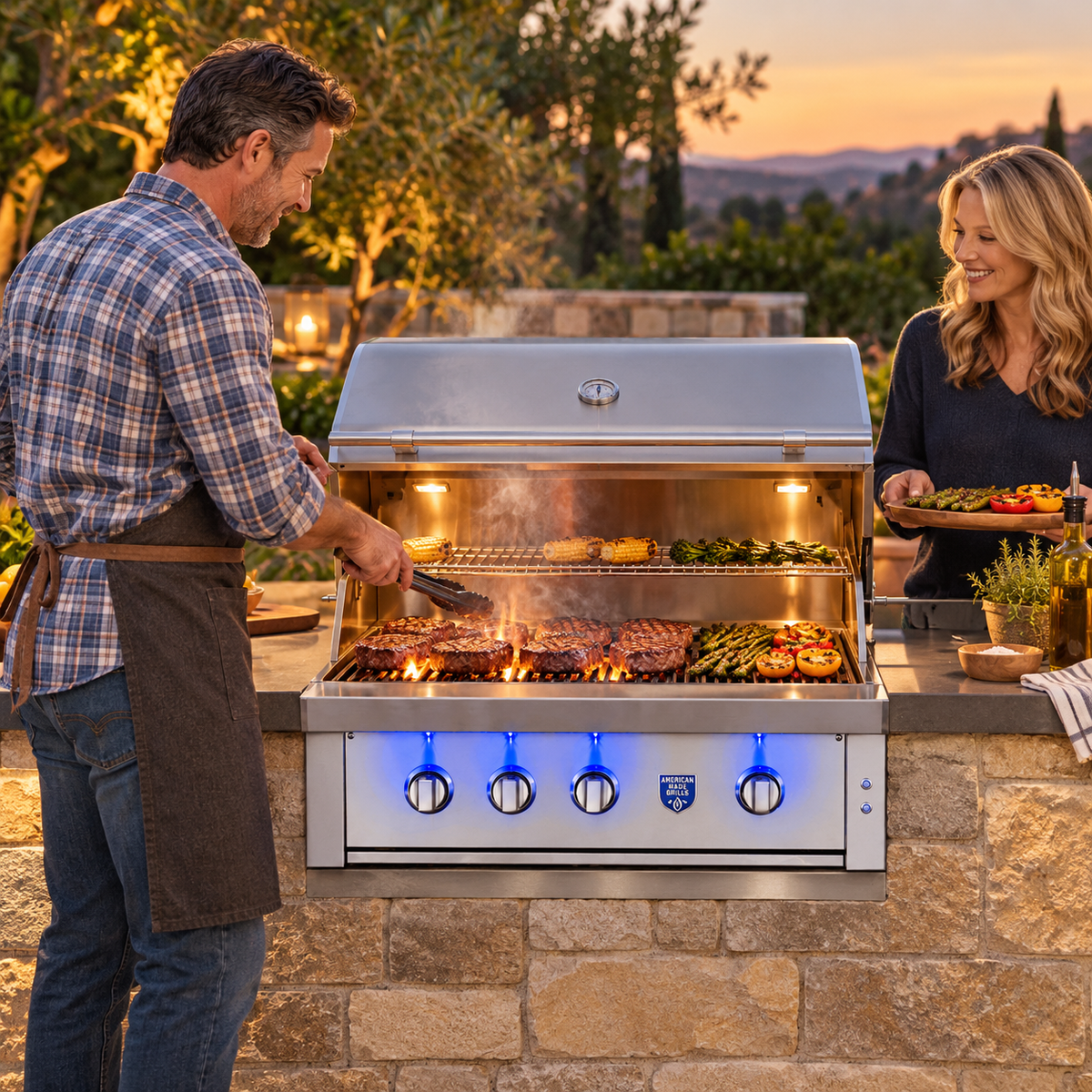 American Made Grills Estate Built-In Grill
