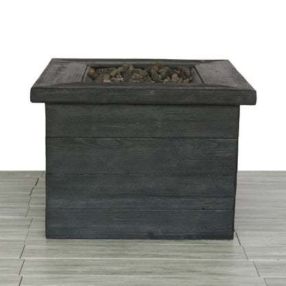 Fiber-Reinforced Concrete Gas Fire Pit Table – 32"