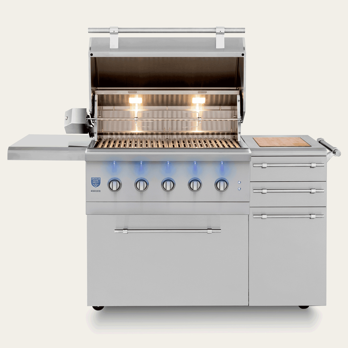 American Made Grills Hybrid Grill Cart - official product image 2