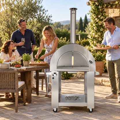 KoKoMo Premium Dual Fuel Outdoor Pizza Oven - 32"