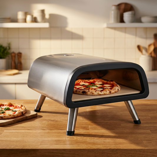 Electric Pizza Oven Countertop Pizza Maker for Pizza Indoor & Outdoor — Studio Shot