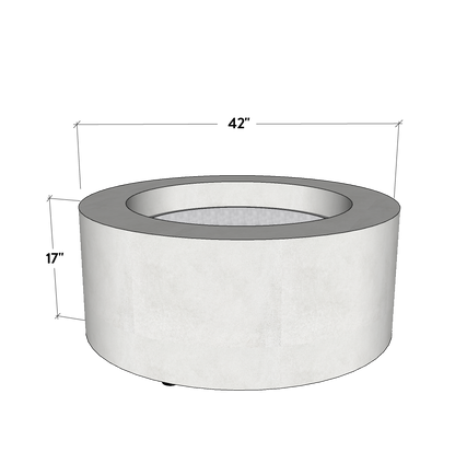 Kylindros - Cylinder Concrete Fire Pit Table
